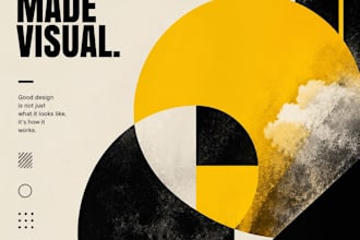 design modern and eye catching posters