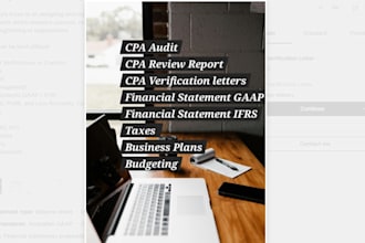 write CPA verification letter, CPA review, CPA audit
