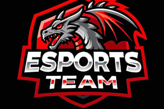make new style for leviathan e sports mascot logo design service