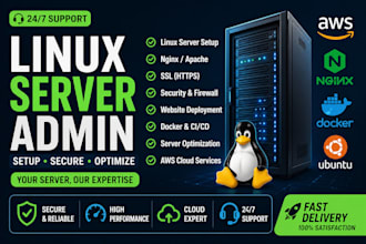 be your linux server admin, devops and cloud engineer