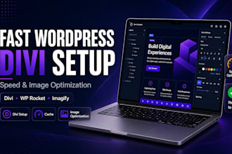 create a fast wordpress setup with divi, wp rocket and imagify