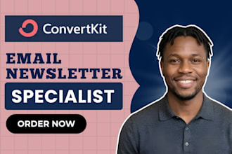 setup convertkit newsletter kit landing page convertkit email sequence expert