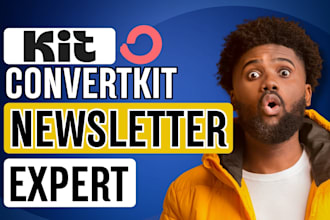 setup convertkit newsletter kit landing page convertkit email sequence expert