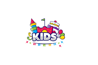 design modern baby shop, child care, day care, school and kids logo