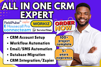 setup zapier integration connecteam workiz housecall pro fieldpulse servicetitan