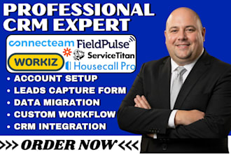 setup zapier integration connecteam workiz housecall pro fieldpulse servicetitan