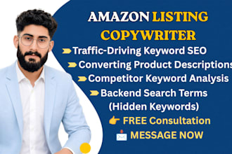 write your amazon product listing copywriting that sells