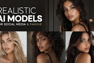 create a realistic ai avatar for fanvue, instagram, onlyfans and tiktok