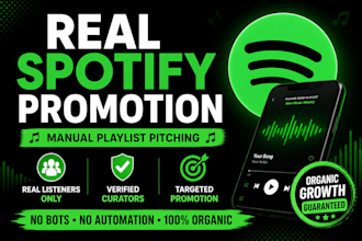 professional spotify music promotion boost streams organic growth