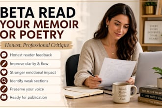 beta read your mystery novel for plot holes and flow