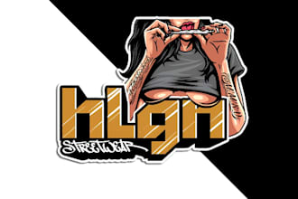 create a professional logo for hip hop, music, and entertainment brands