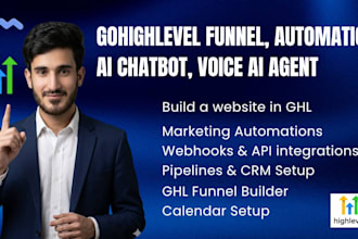 gohighlevel funnel, automation, ai chatbot, voice ai agent