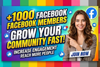 increase new 1000 facebook members fast