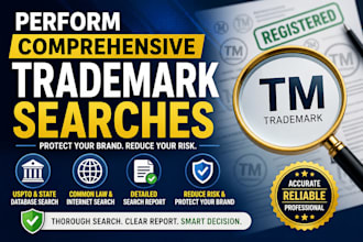 perform comprehensive trademark searches