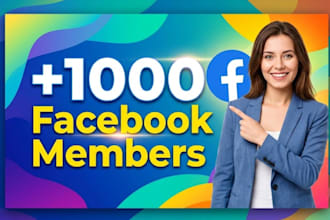 promote new 1000 facebook members manually