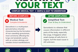 rewrite and paraphrase your text