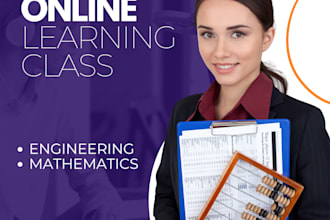 be engineering and math tutor for students and professionals