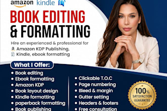 book formatting, book editing proofreading paperback formatting, kdp formatting