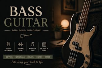 play session bass guitar