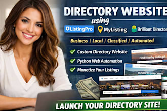 design a professional directory website brilliant directory authority backlinks