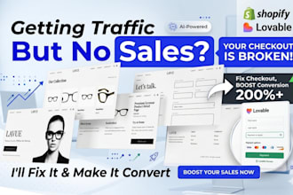 lovable ai shopify store setup shopify checkout fix lovable shopify store design