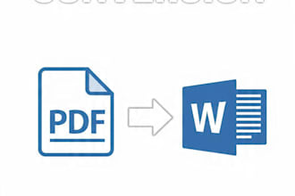 do fast data entry PDF to word excel typing in 3 hours