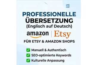 translate your etsy or amazon shop from english to german
