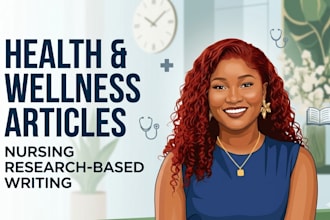 write nursing and medical health articles