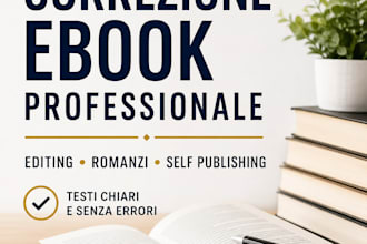 proofread and edit your ebook or italian text