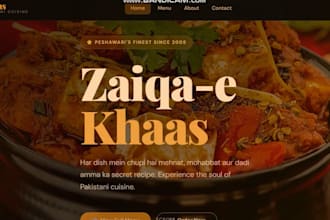 build ai restaurant website with voice agent and booking system