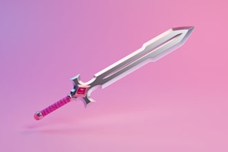 create stylized 3d game assets and props for video games