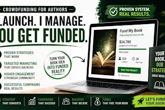 create and promote fundraising crowdfunding campaign on kickstarter indiegogo