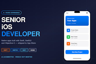 develop your native ios app in swift and swiftui