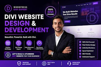design divi wordpress website, divi expert, redesign wordpress
