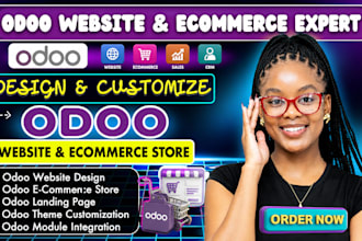 design odoo website, customize odoo ecommerce store and odoo landing page