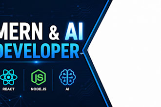 develop modern mern stack website with ai and bug fixing