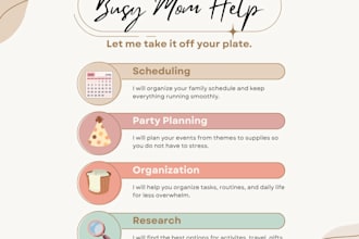 be your dedicated family assistant for scheduling and planning