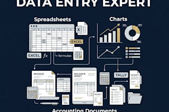 do excel data entry and tally bookkeeping