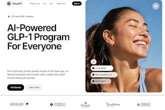 build a glp weight loss app website