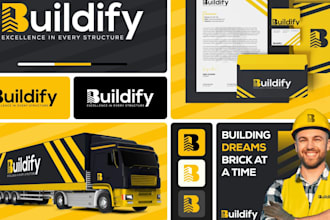 do logo design and branding kit package with brand identity