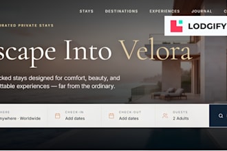 vacation rental website, direct booking website, lodgify website, airbnb website