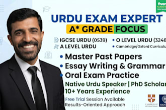 teach urdu for igcse, o level urdu, a level urdu and cambridge oxford curriculum