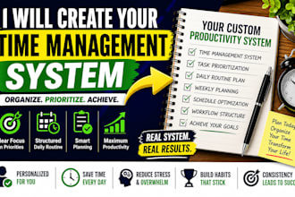 create a time management system and prioritization plan for your daily routine