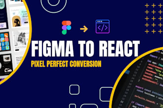 convert figma design to responsive react website