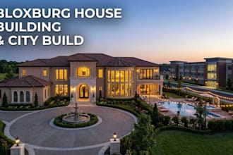 build bloxburg house, bloxburg building of your choice professionally