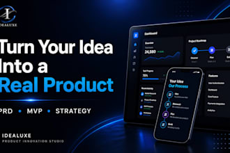 turn your startup idea into a structured product plan