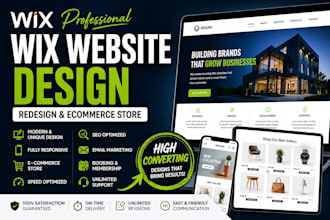 design wix website, wix website redesign, wix ecommerce store wix business