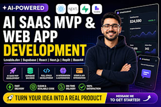 develop deploy scale and fix vibe coding lovable, replit, base 44 app, saas mvp