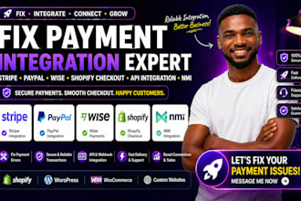 bug fix stripe payment integration paypal wise shopify checkout api integration