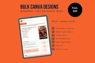 create bulk canva designs from your spreadsheet data